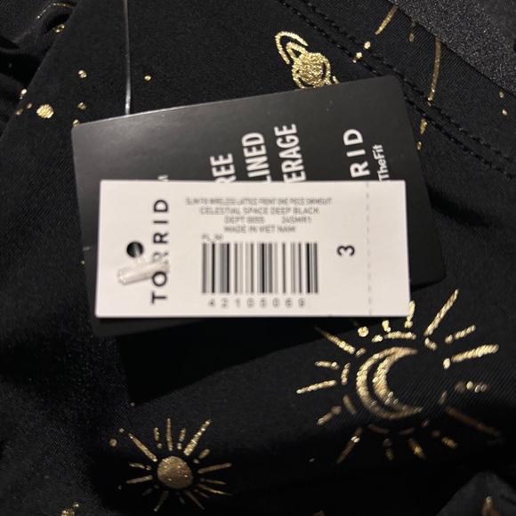 Torrid size 3 one piece swim suit. NWT - Picture 5 of 8